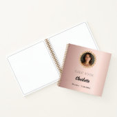 Livre d'or rose d'anniversaire diamants photo (Intérieur)