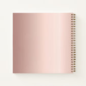 Livre d'or rose d'anniversaire diamants photo (Dos)