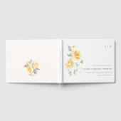 Livre D'or Rose Fleur d'Eau Jaune Vert Mariage (Complet)