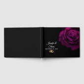 Livre D'or Rose Fleur Rouge Violet Gothique (Complet)