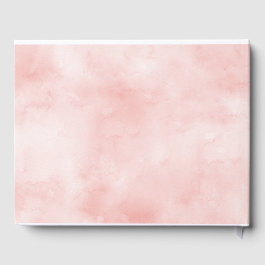 Livre D'or Rose Garden Girl Rose & Gold Baptême (Verso)