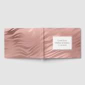 Livre D'or Rose Glam Zebra Mariage animal (Complet)