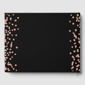 Livre D'or Rose Gold Black 50e anniversaire Confetti (Verso)