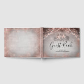 Livre D'or Rose Gold Starfish Plage tropicale Mariage (Complet)