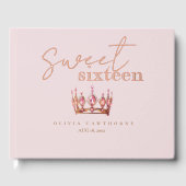Livre d'or rose Gold Sweet 16 Foil (Recto)