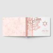 Livre D'or Rose Gold Tree of Life Bat mitzvah (Complet)