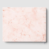 Livre D'or Rose Gold Tree of Life Bat mitzvah (Verso)