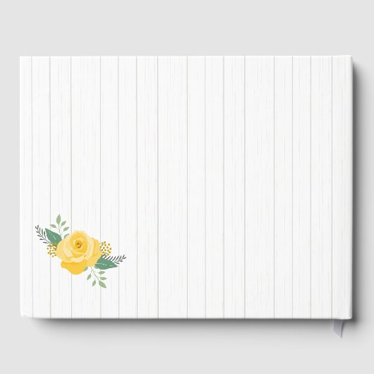 Livre D'or Rose jaune du Texas Mariage (Verso)