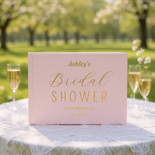 Livre d'or rose jaune Fête des mariées