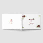 Livre D'or Rose-Mariage monogramme (Complet)
