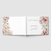 Livre D'or Rose moderne rose pâle et Mariage Lily (Complet)