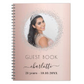 Livre d'or rose or or argent parties scintillant p (Devant)