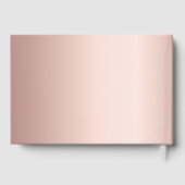 Livre d'or rose or rose argent (Verso)