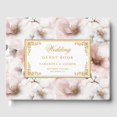 Livre d'or rose pâle de Boho gracieux mariage (Recto)