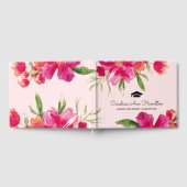 Livre D'or Rose pâle | Fuchsia Floral Graduation (Complet)