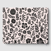 Livre D'or Rose pâle | Noir | Mariage or (Verso)