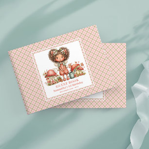 Livre d'or Rose Pâle pour 4ème Anniversaire de Fée