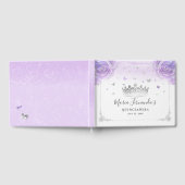 Livre D'or Rose pourpre clair et couronne argentée élégante (Complet)