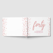 Livre d'or Rose "Quarty" Anniversaire Parties scin (Complet)