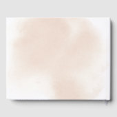 Livre D'or Rose rose rose classique Mariage (Verso)