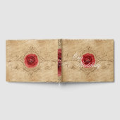 Livre D'or Rose rouge vintage (Complet)