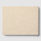 Livre D'or Roses aquarelle | Mariage papier Kraft (Verso)