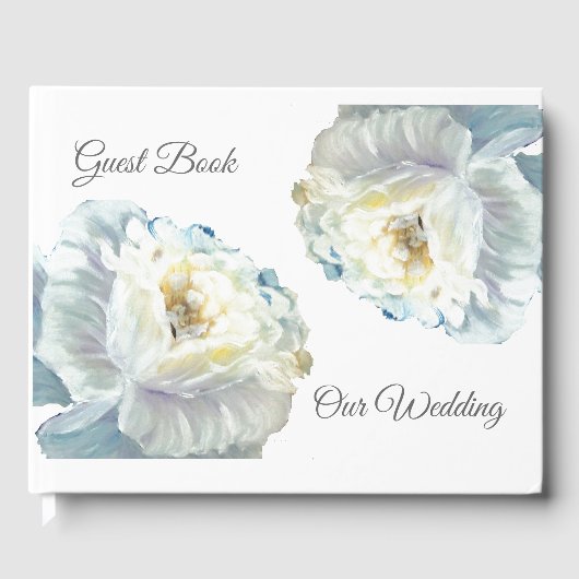 Livre D'or Roses blanches (Recto)