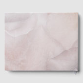 Livre D'or Roses Blanches Douces Romantiques Élégant Mariage  (Verso)