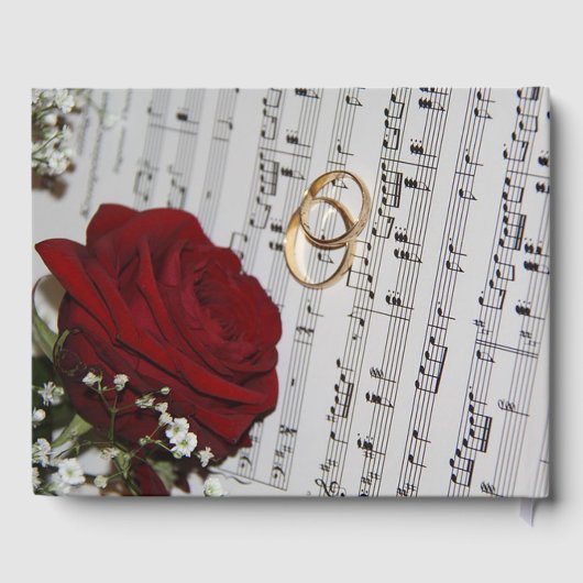 Livre D'or Roses rouges (Verso)