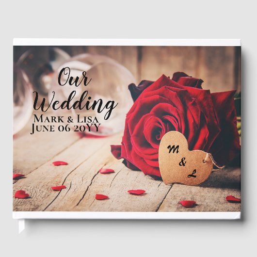 Livre D'or Roses rouges (Recto)