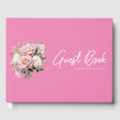 Livre D'or Rosewater Dreams : Mariage rose moderne (Recto)