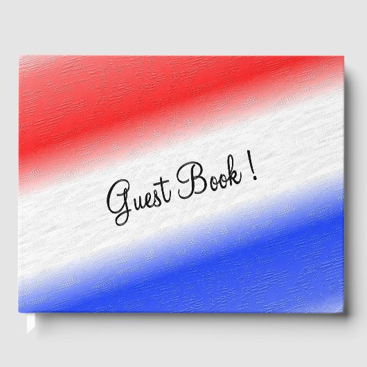 Livre D'or Rouge blanc et bleu (Recto)