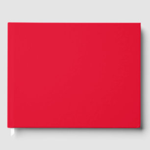 Livre D'or Rouge Cadmium Couleur Uni