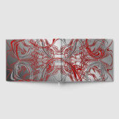 livre d'or rouge Mariage, décoration festive (Complet)