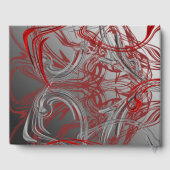 livre d'or rouge Mariage, décoration festive (Verso)