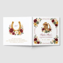 Rouge Or Cheval Occidental Floral Charra Quinceañe