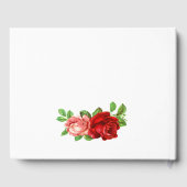 Livre D'or Rouge Rose, Noir, Blanc & Or - (Verso)