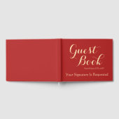 Livre D'or Rouge, Tan Générique Guestbook (Complet)