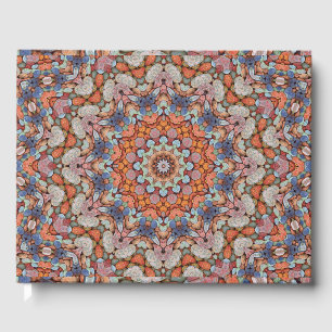 Livre D'or Routes rocheuses Rustique Orange Vintage Kaleidosc