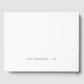 Livre D'or Royal Blue et Silver Floral Mariage (Verso)