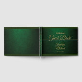 Livre D'or Royal Dark Green & Gold Mariage (Complet)