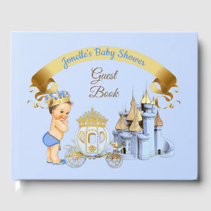 Livre D'or Royal Prince Castle Carriage Blue Gold Boy