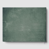 Livre D'or Rustic Adventure commence Green Chalkboard Mariage (Verso)