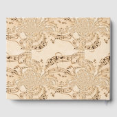 Livre D'or Rustic Antique Musical Notes (Verso)