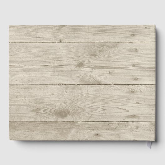 Livre D'or Rustic Barn Wood (Verso)