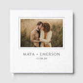 Livre D'or Rustic Boho Photo Wedding (Recto)