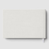 Livre D'or Rustic Botanical Monogram Wedding (Verso)