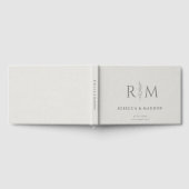 Livre D'or Rustic Botanical Monogram Wedding (Complet)