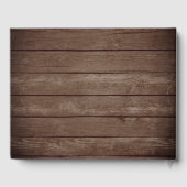 Livre D'or Rustic Country Gold Leaf Automne Mariage Automne (Verso)