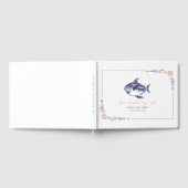 Livre D'or Rustic Fish Red & Blue Beach Wedding (Complet)